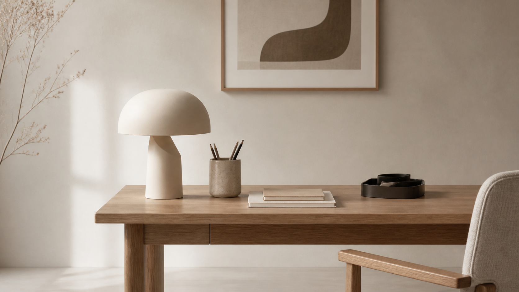 Ofis Masaüstü Aksesuarları koleksiyonu için Drag&Drop ofis editoryal bannerı