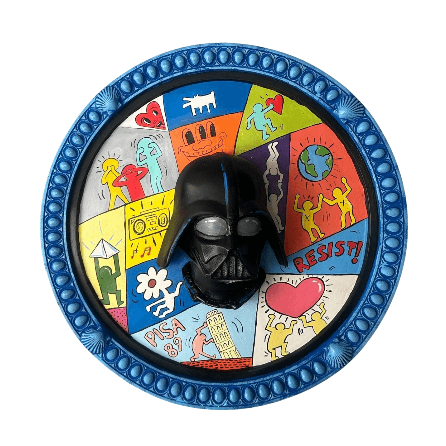 Darth Vader Duvar Heykeli – dekoratif rölyef şeffaf ana ürün görseli | Drag&Drop