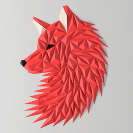 Geometric Wolf - vinterro