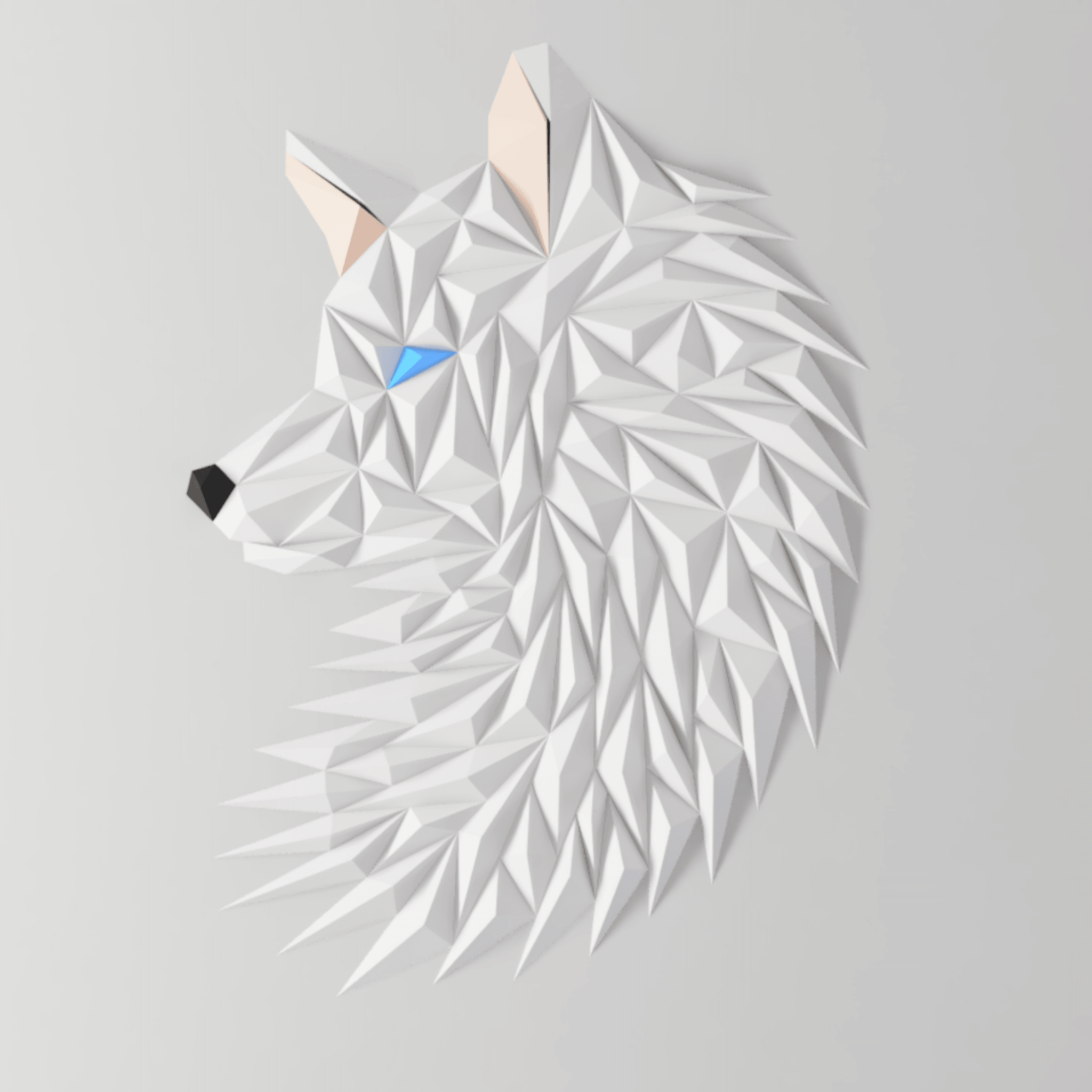 Geometric Wolf - vinterro