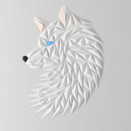 Geometric Wolf - vinterro