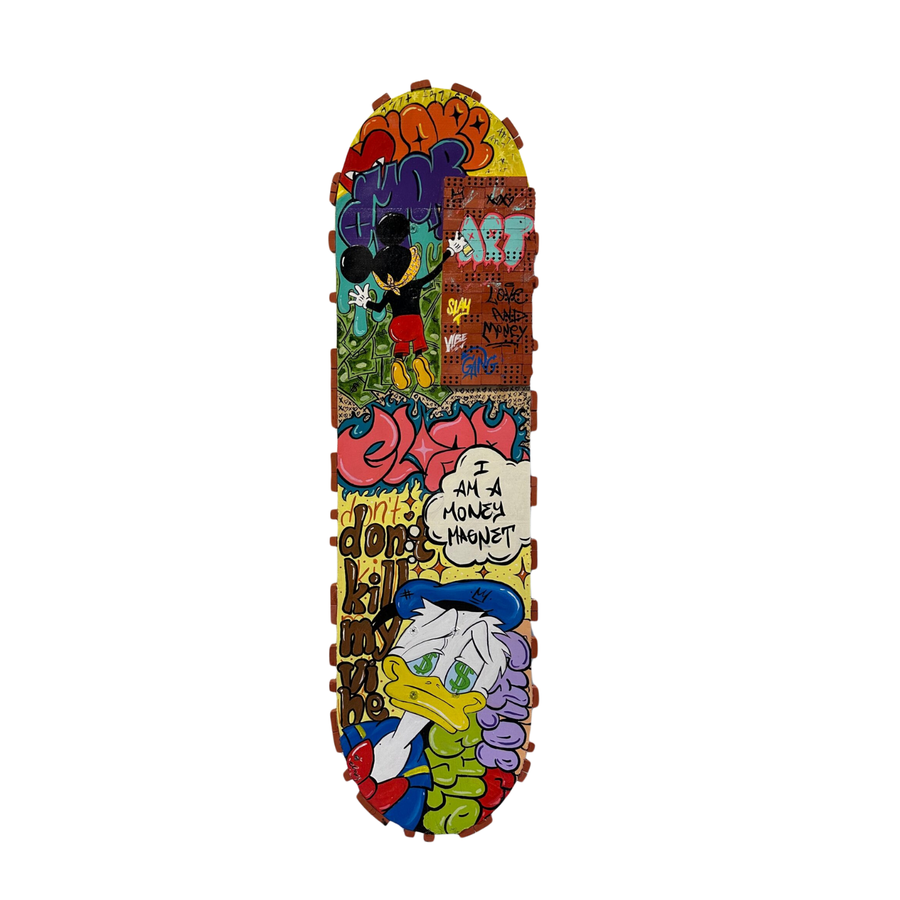Pop Art Skateboard Tablo ürün görseli
