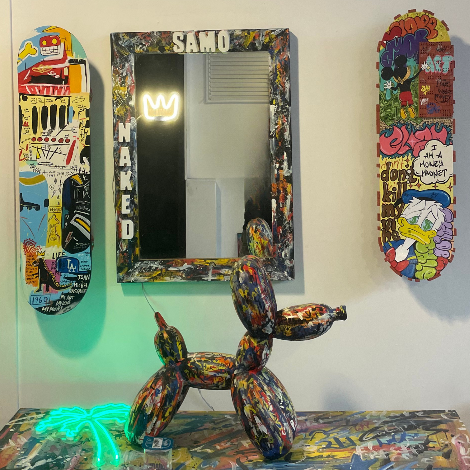 Basquiat 2 – Skateboard Tablo