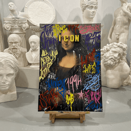 Icon Mona Lisa Tablo Heykel - vinterro
