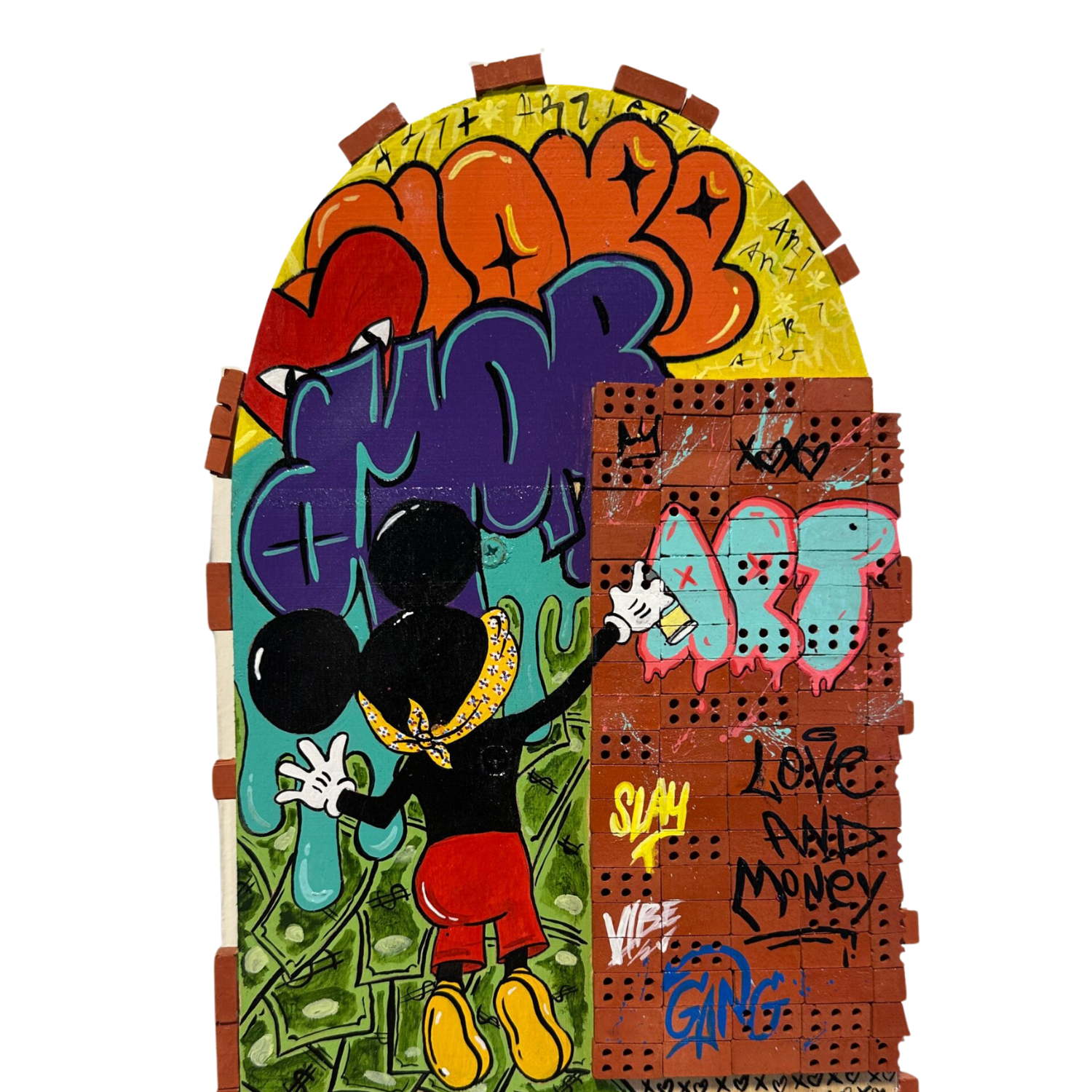 Pop Art Skateboard Tablo