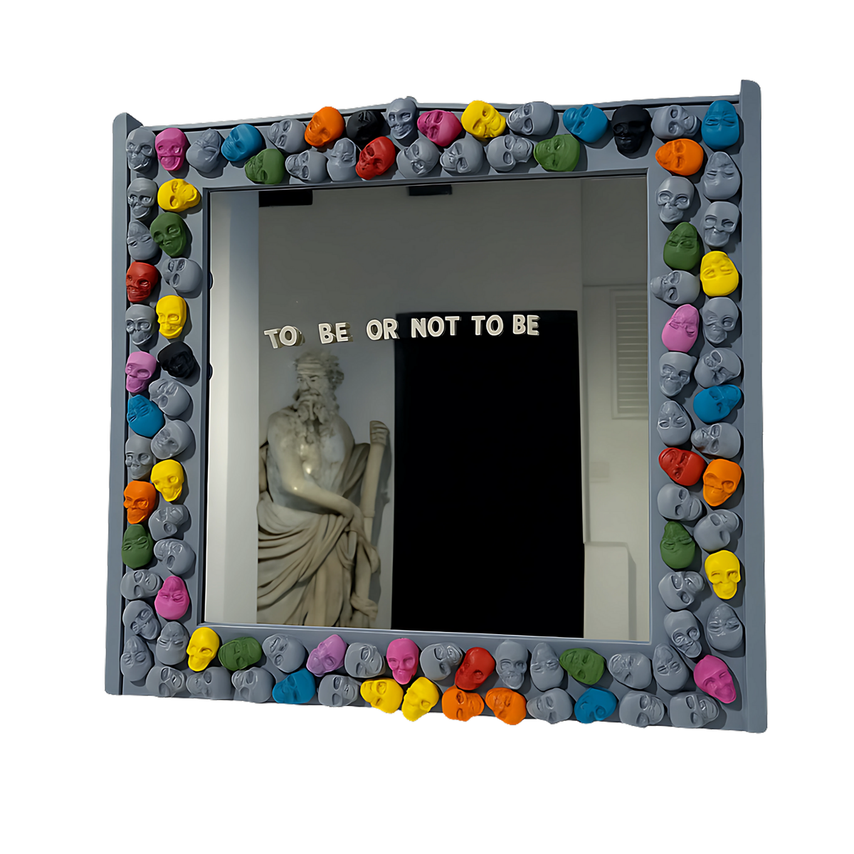 Design Wall Mirror Color Skull – ayna – görsel 2