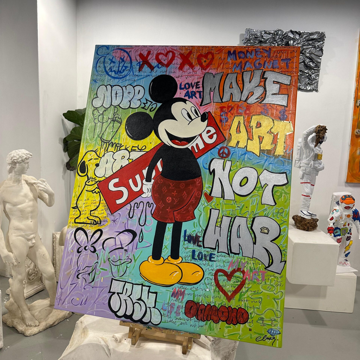 Pop Art Mickey Tablo – tablo – görsel 3