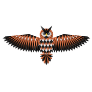 GEOMETRIC OWL WALL ART - vinterro