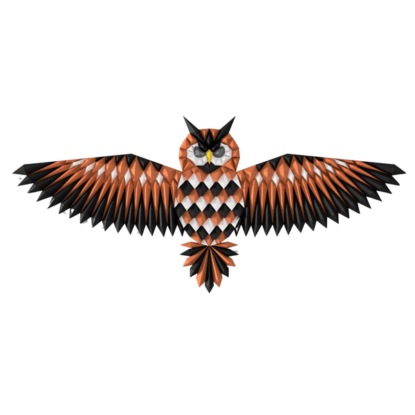GEOMETRIC OWL WALL ART