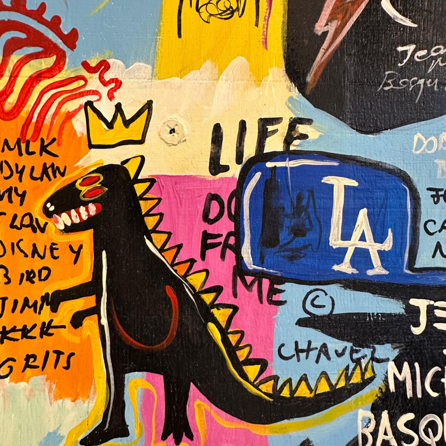 Basquiat 2 – Skateboard Tablo