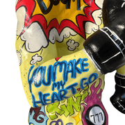 Design Boksör Mickey Pop Art – 3 Heykel - vinterro