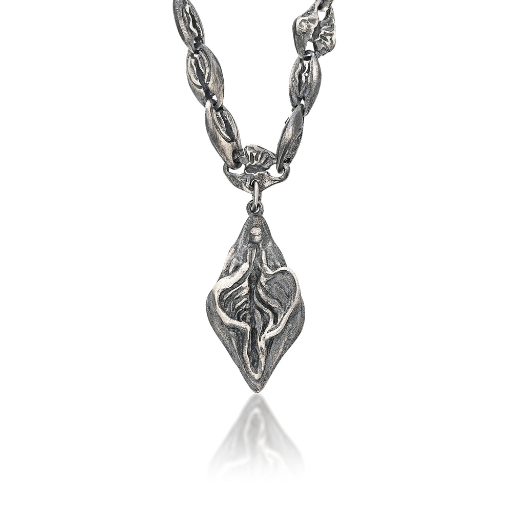 Holy Bowl Pendant Zincir Gümüş Kolye — Altar Design Studio