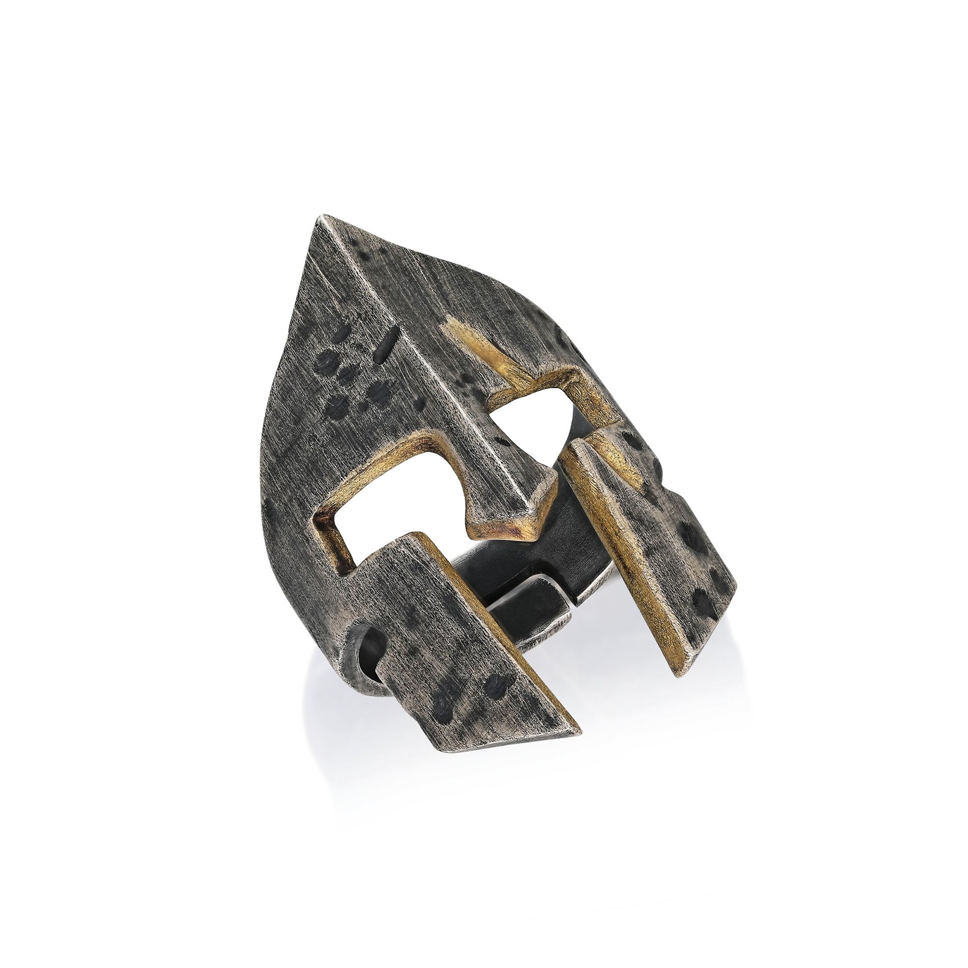 Klaus Helmet Gümüş Yüzük — Altar Design Studio