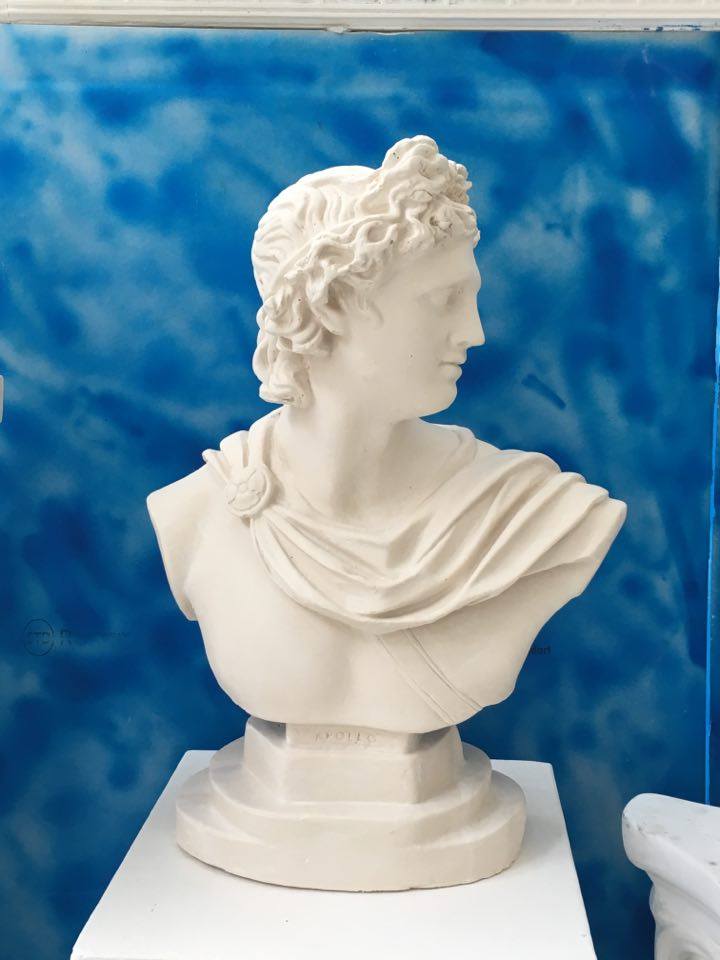 Apollo Büst - Uzunluk 55 cm X Genişlik 39 cm
