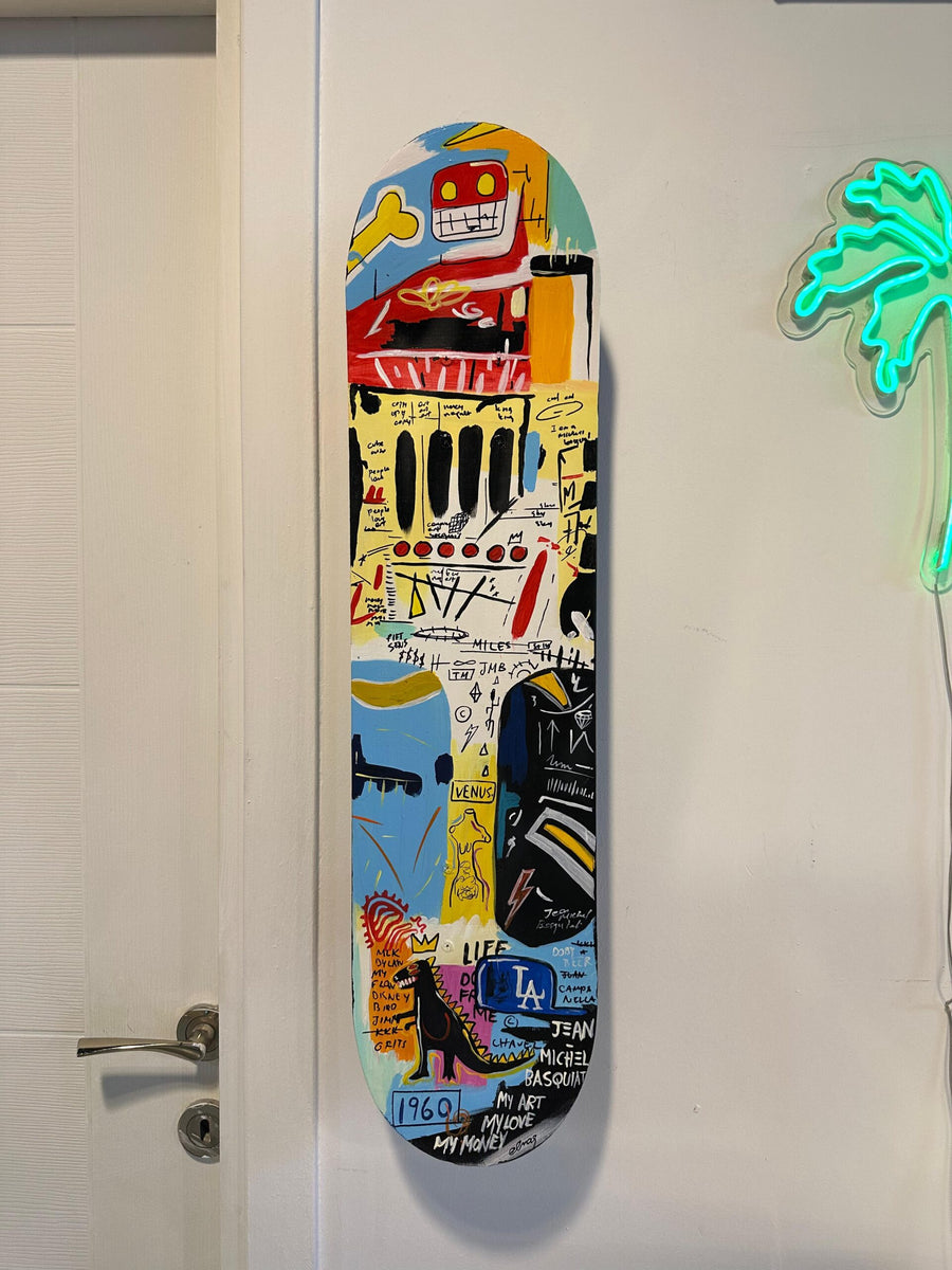 Basquiat 2 Skateboard Tablo ürün görseli