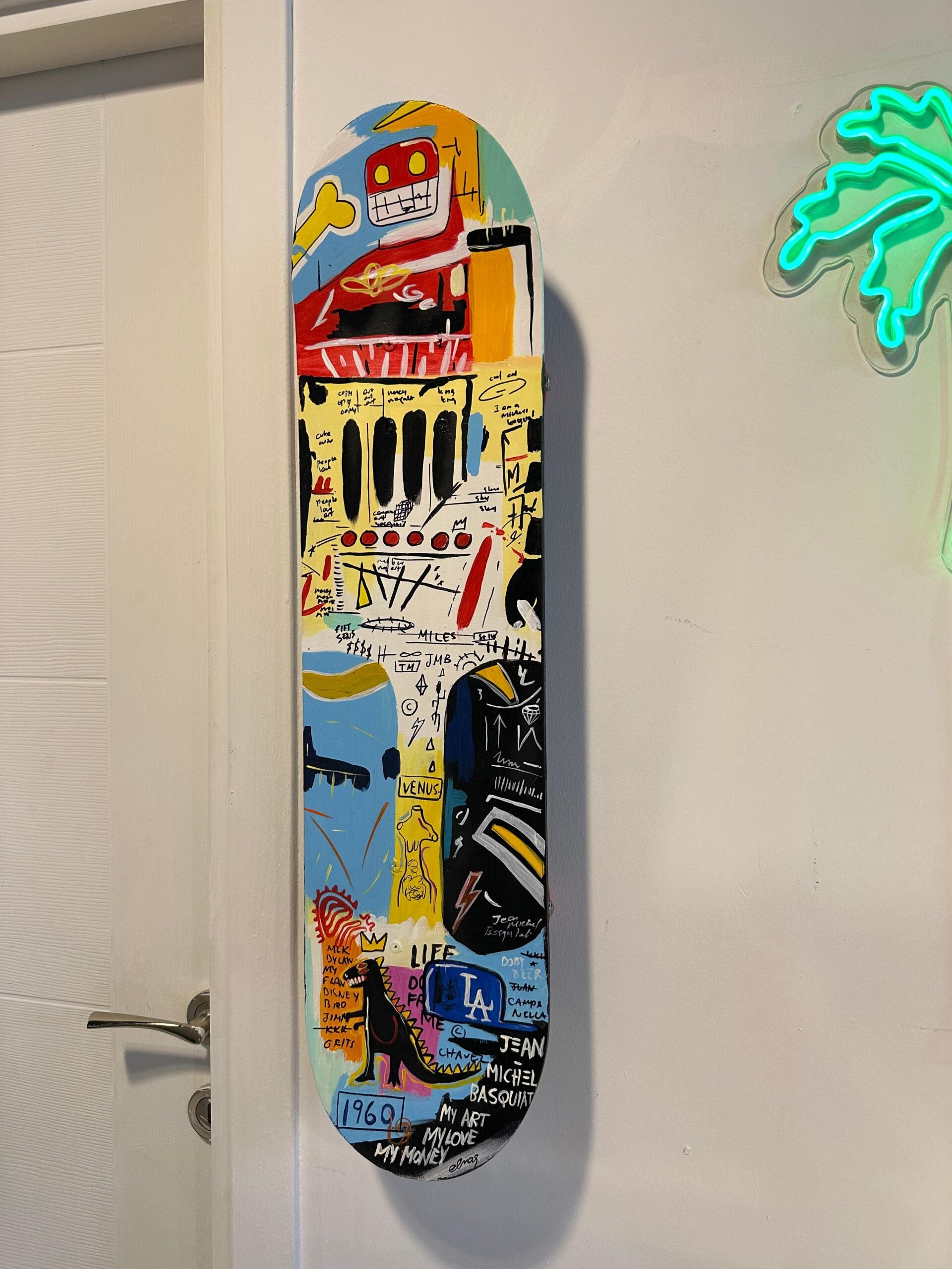 Basquiat Skateboard Tablo2