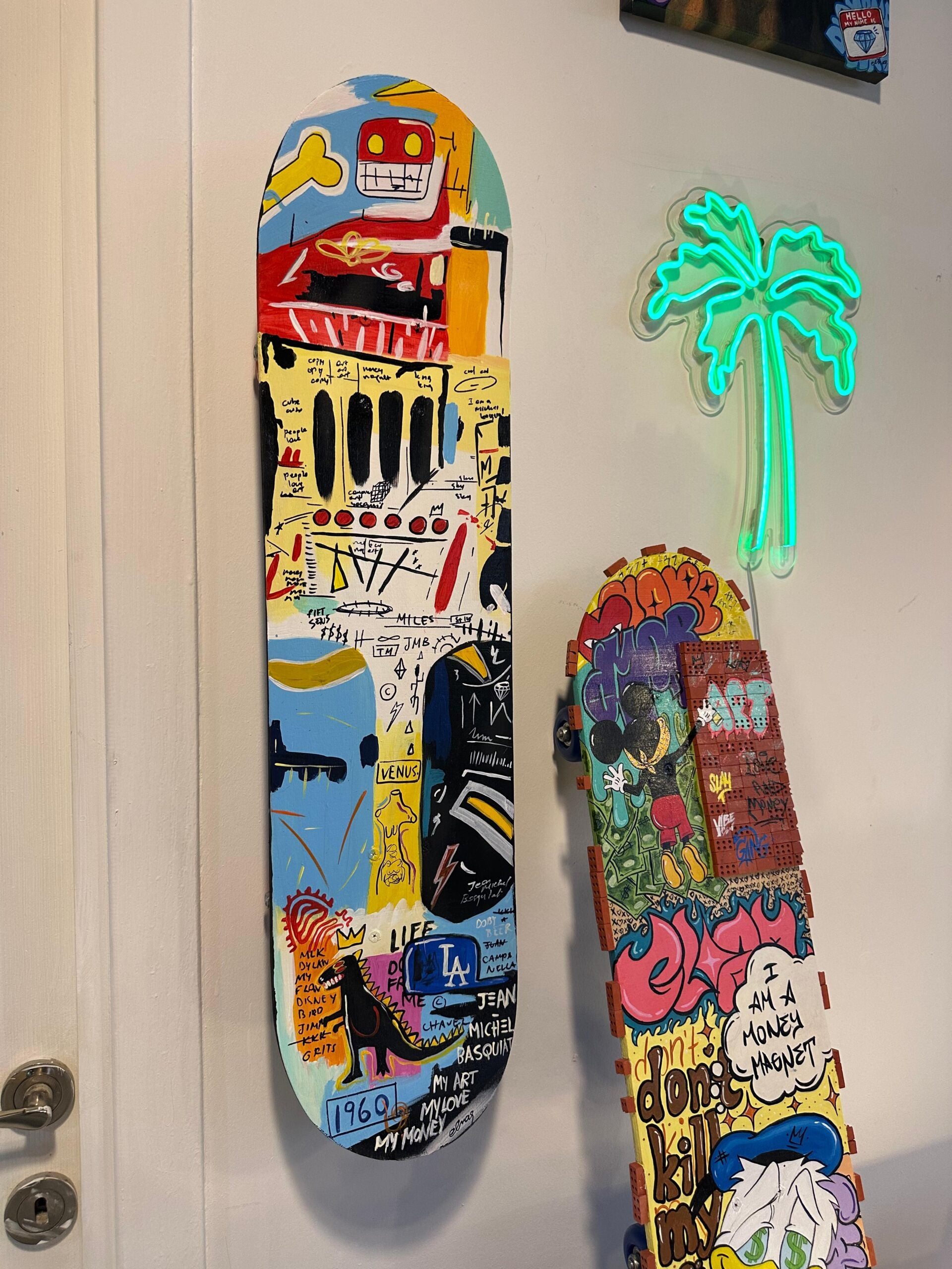 Basquiat Skateboard Tablo3