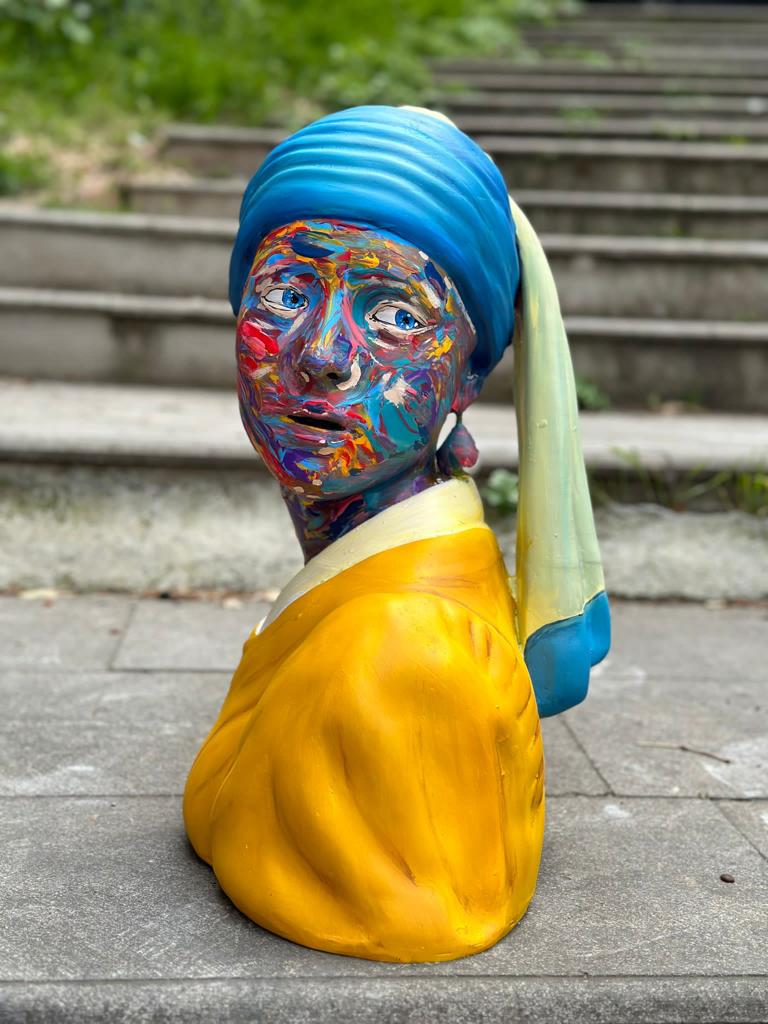 Johannes Vermeer İnci Küpeli Kız 2 ürün görseli
