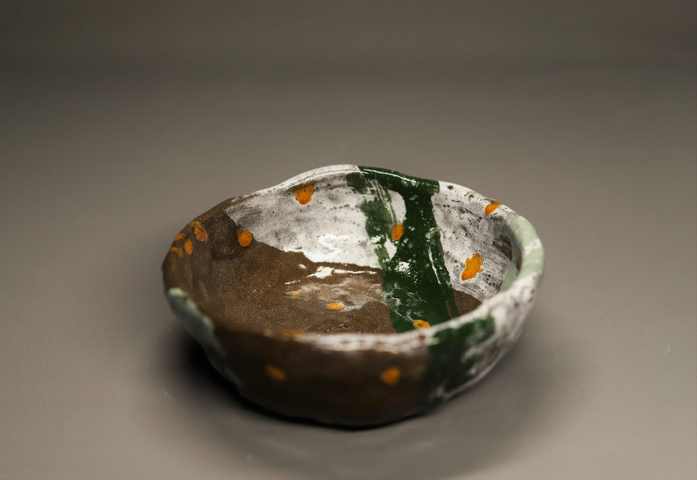 Wabi Sabi Green Touch Soup Bowl | Drag&Drop