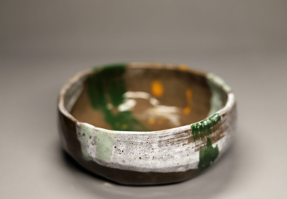 Wabi Sabi Green Touch Bowl | Drag&Drop