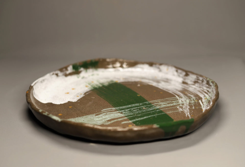 Wabi Sabi Green Touch Platter | Drag&Drop