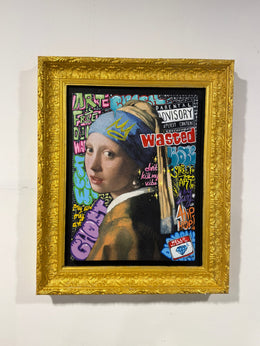 İnci Küpeli Kız Pop Art Tablo