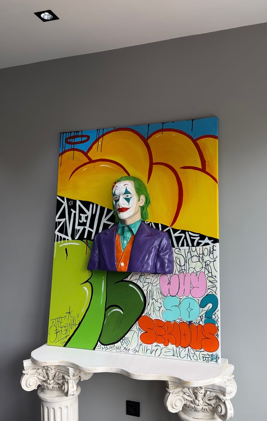 Joker Pop Art Tablo ürün görseli