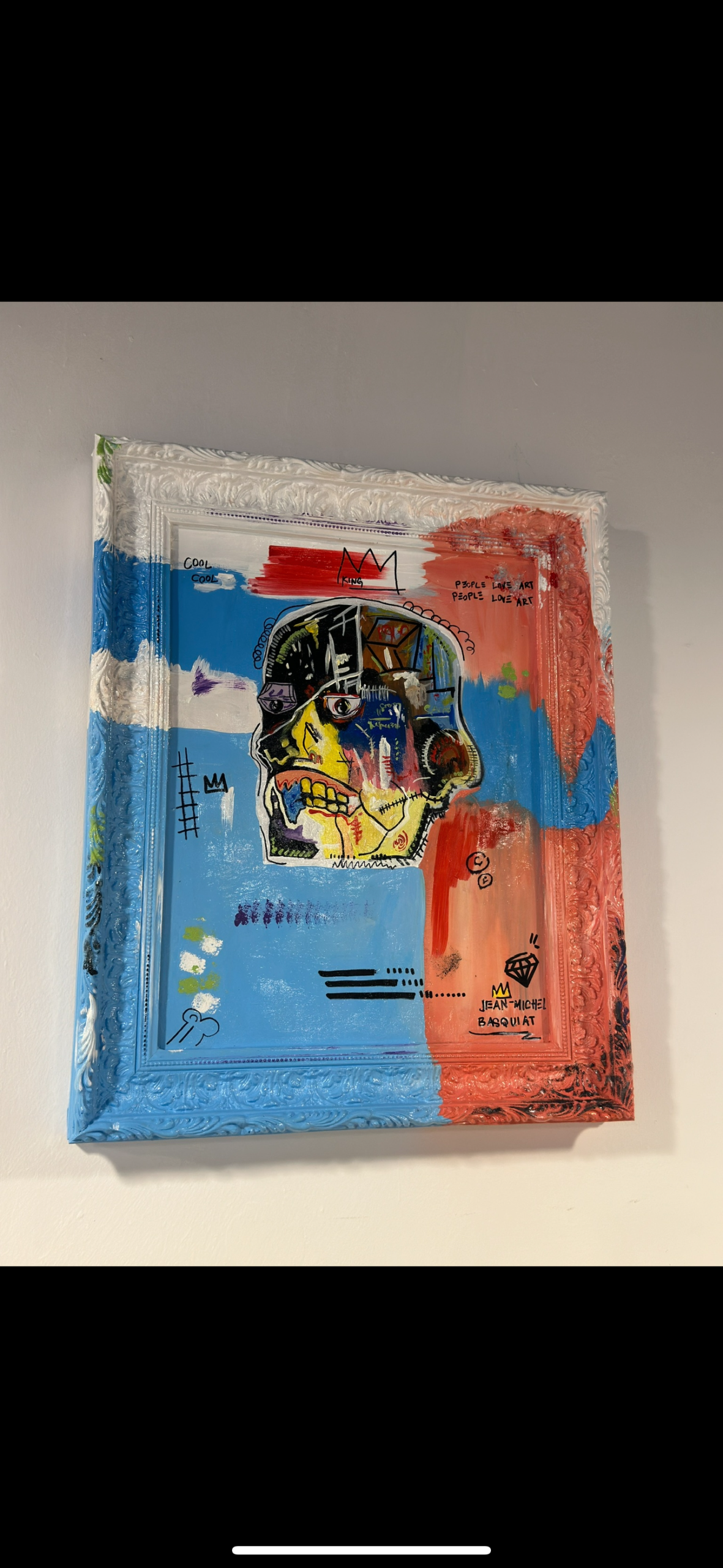 Basquiat Skull Tablo ürün görseli