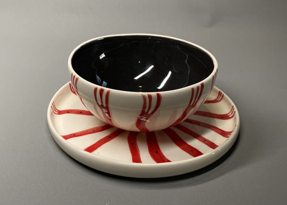 Black Bowl&Tabak Set | Drag&Drop