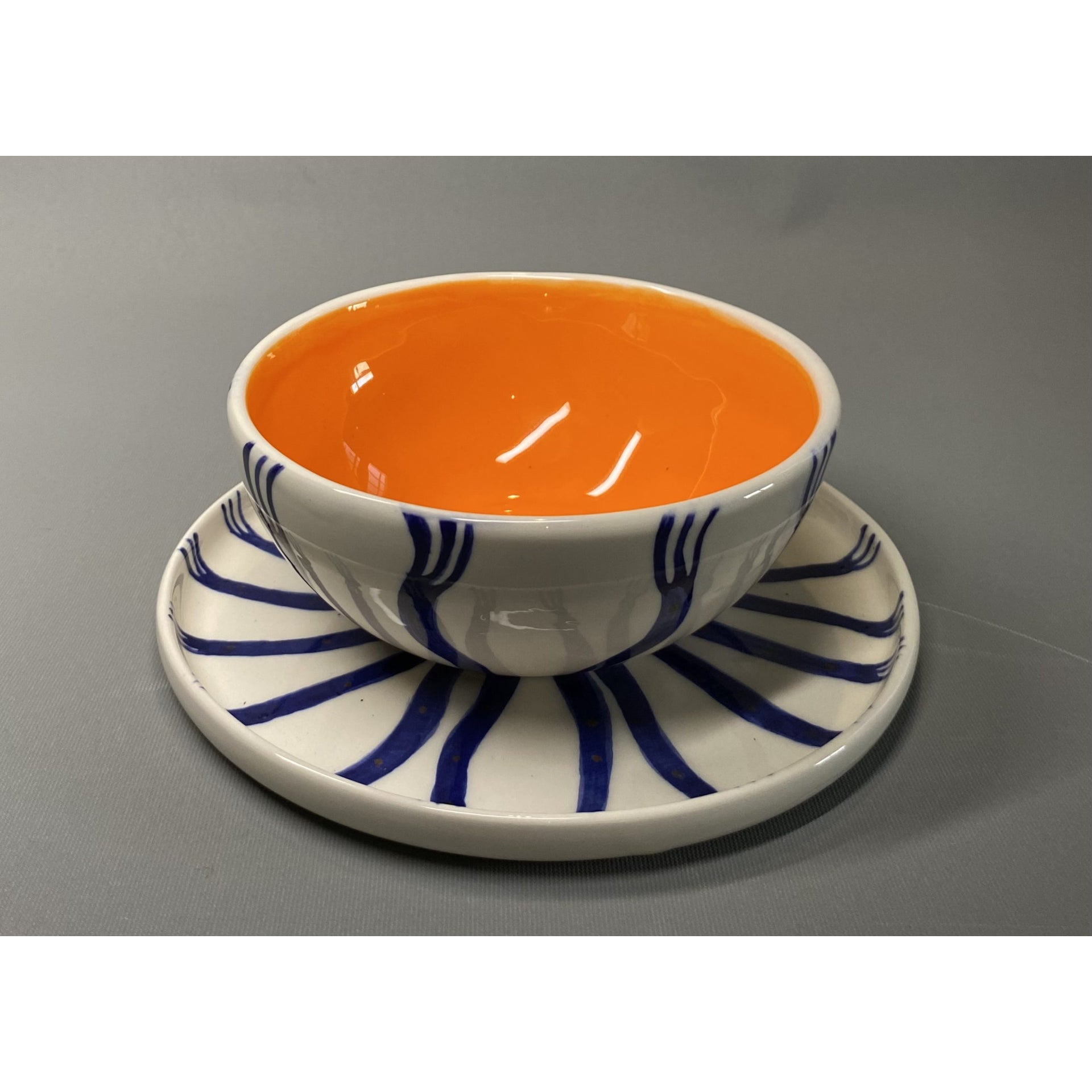 Orange Bowl&Tabak Set | Drag&Drop