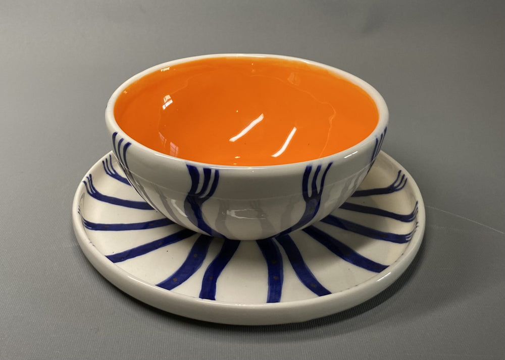 Orange Bowl&Tabak Set | Drag&Drop