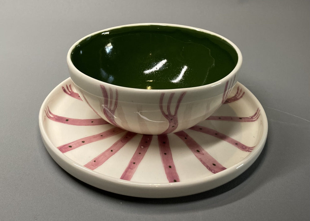 Deep Green Bowl&Tabak Set | Drag&Drop