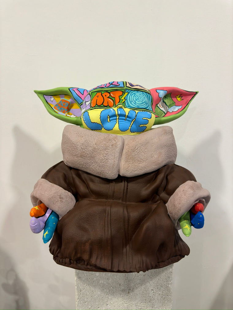 Meditation Yoda Pop Art