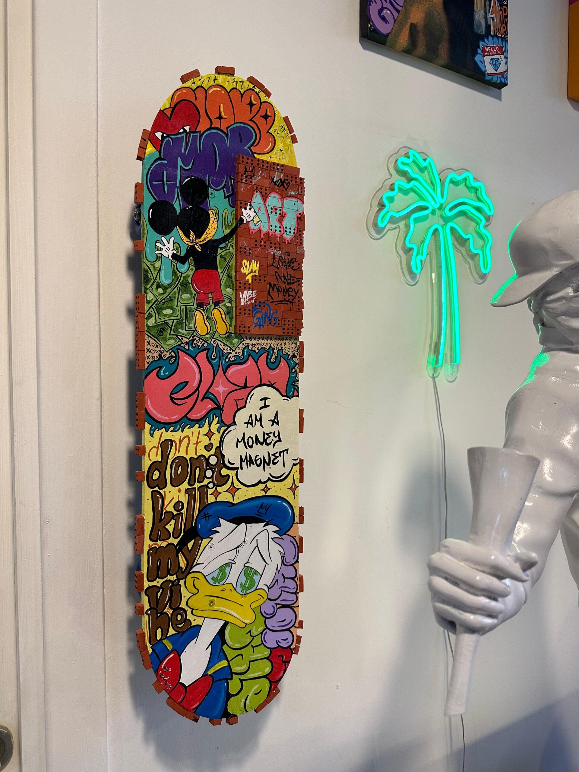 Pop Art Skateboard Tablo3