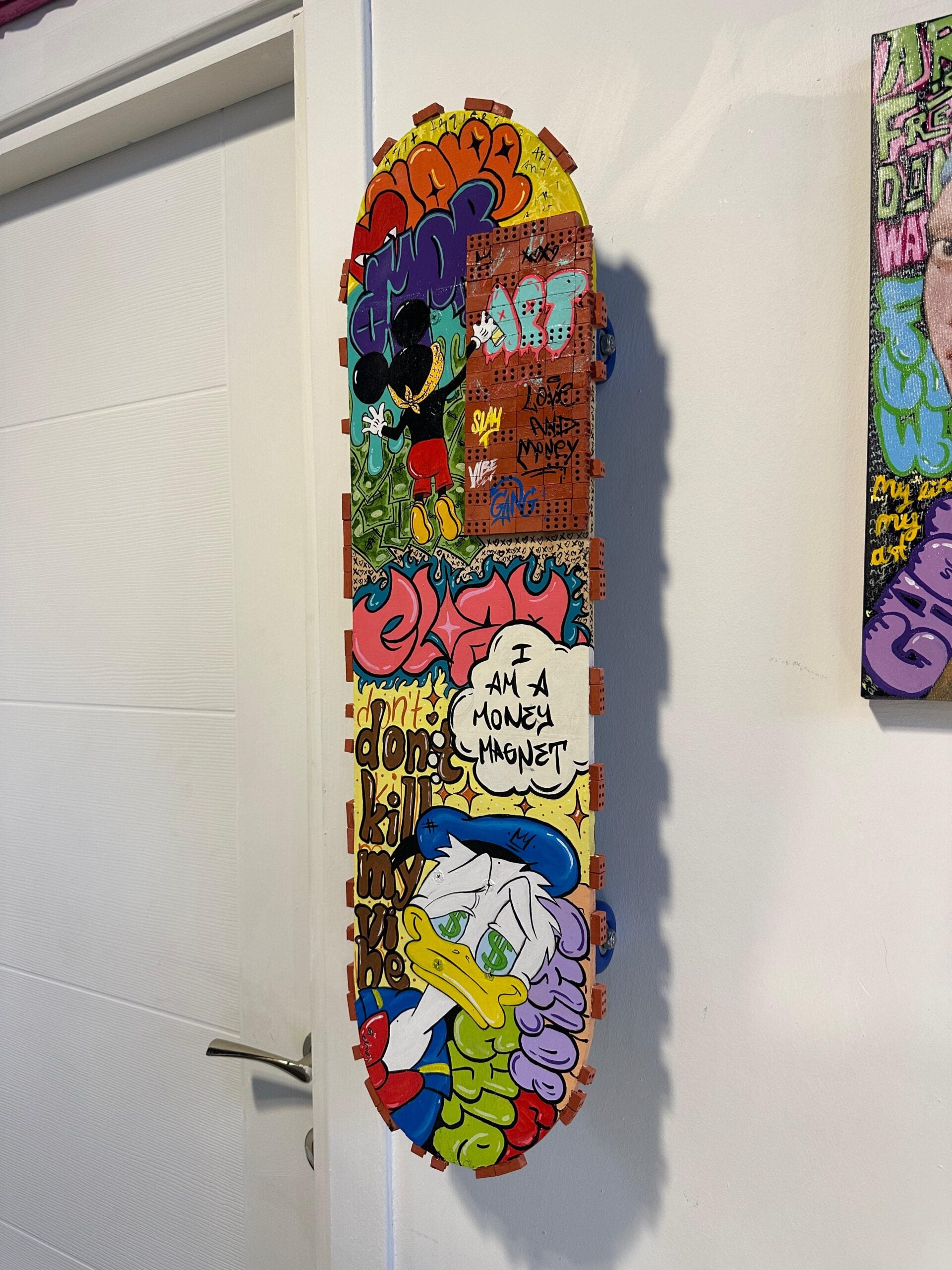 Pop Art Skateboard Tablo5