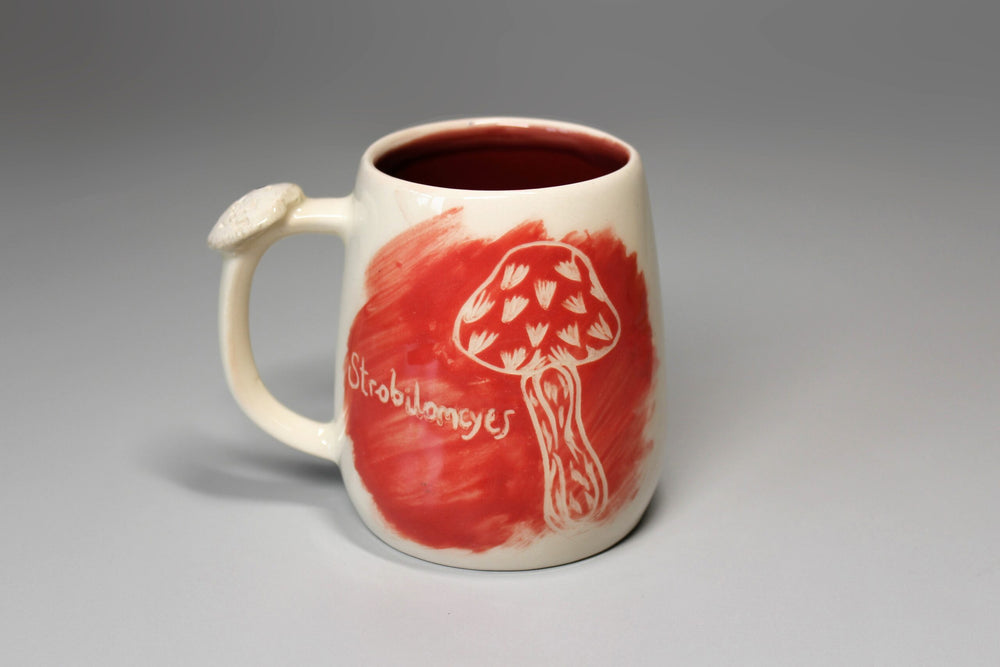 Strobilomcyes Handled Mug | Drag&Drop