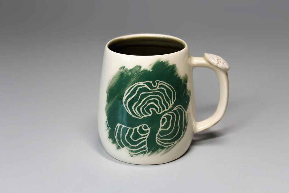 Turkey Tail Handled Mug | Drag&Drop