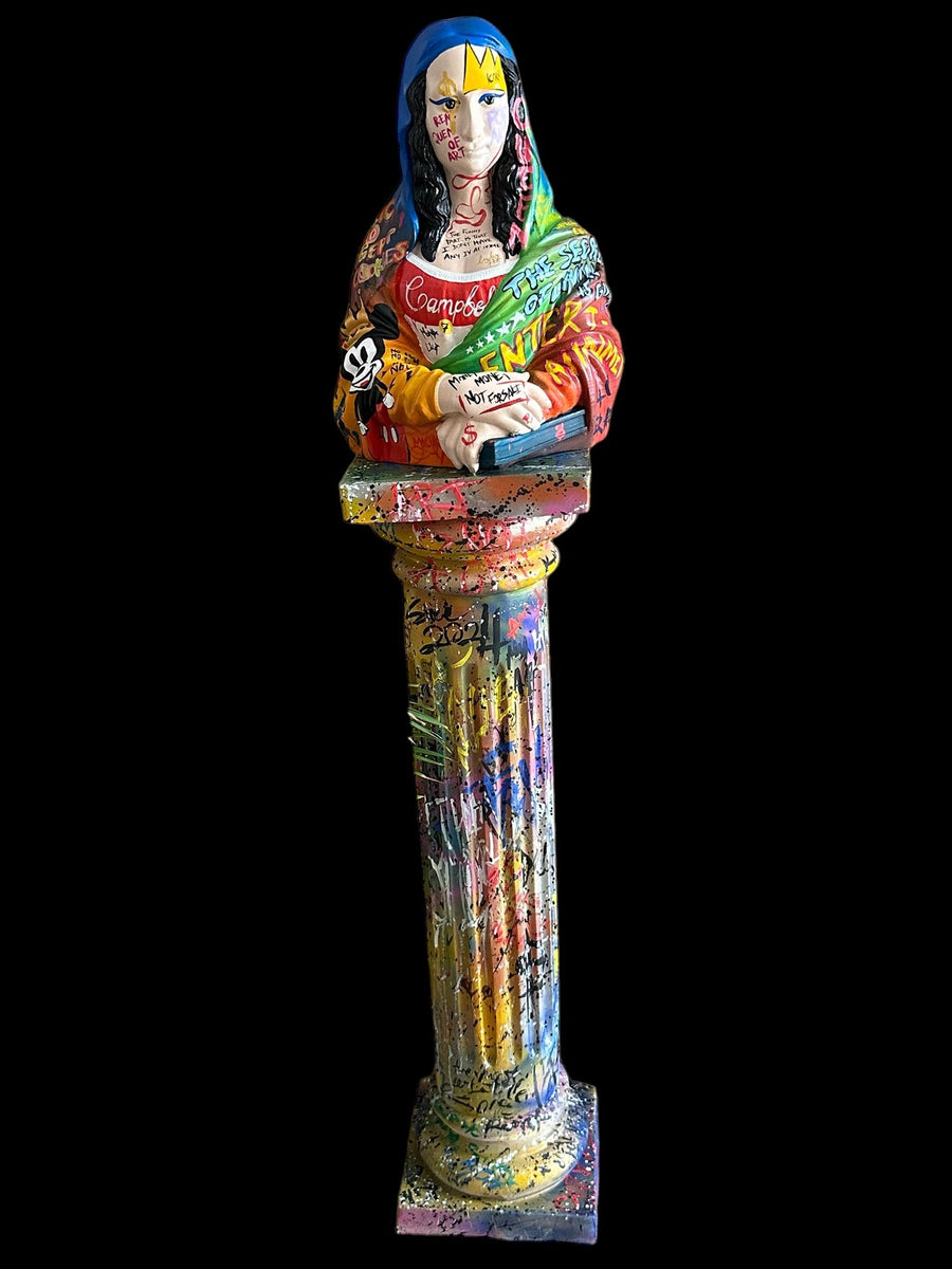 Pop Art Mona Lisa x Street Art Column ürün görseli