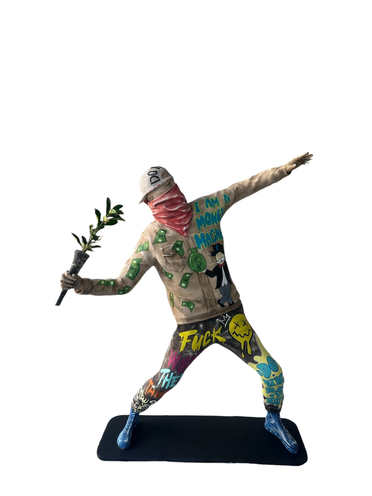Banksy Flower Thrower Pop Art ürün görseli