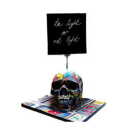 Drag&Drop transparent product image - Basquiat Abajur