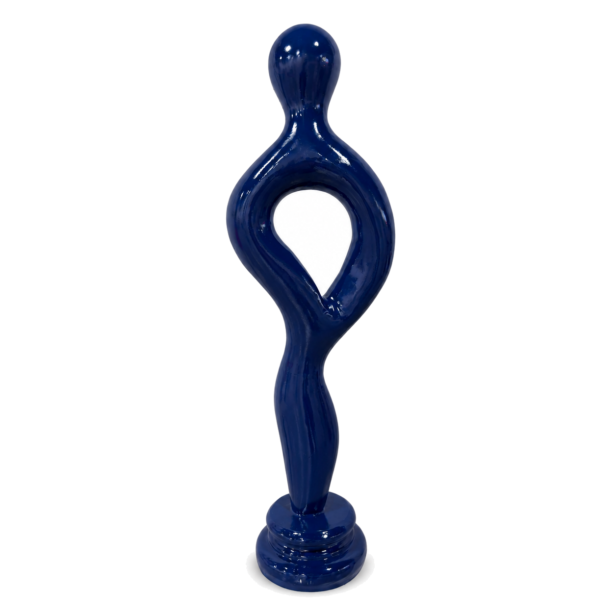 Abstract Sculpture – lacivert soyut heykel | Pera Heykel | Drag&Drop