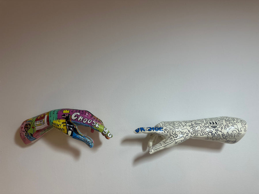 The Creation of Adam Pop Art ürün görseli