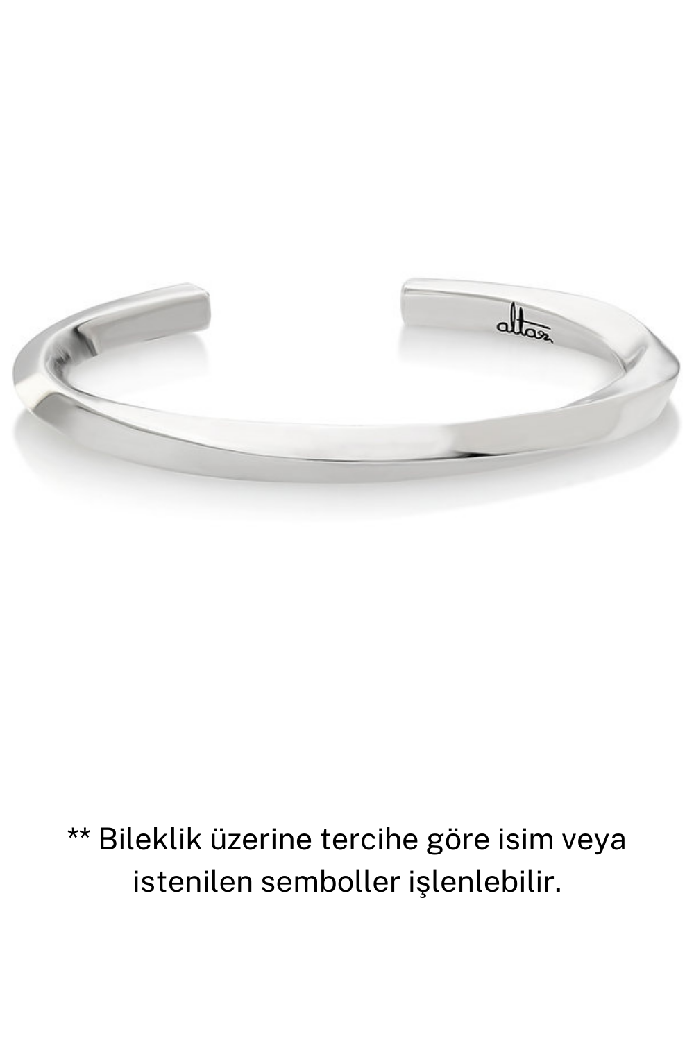 Özelleştirilebilir Camus Gümüş Bileklik