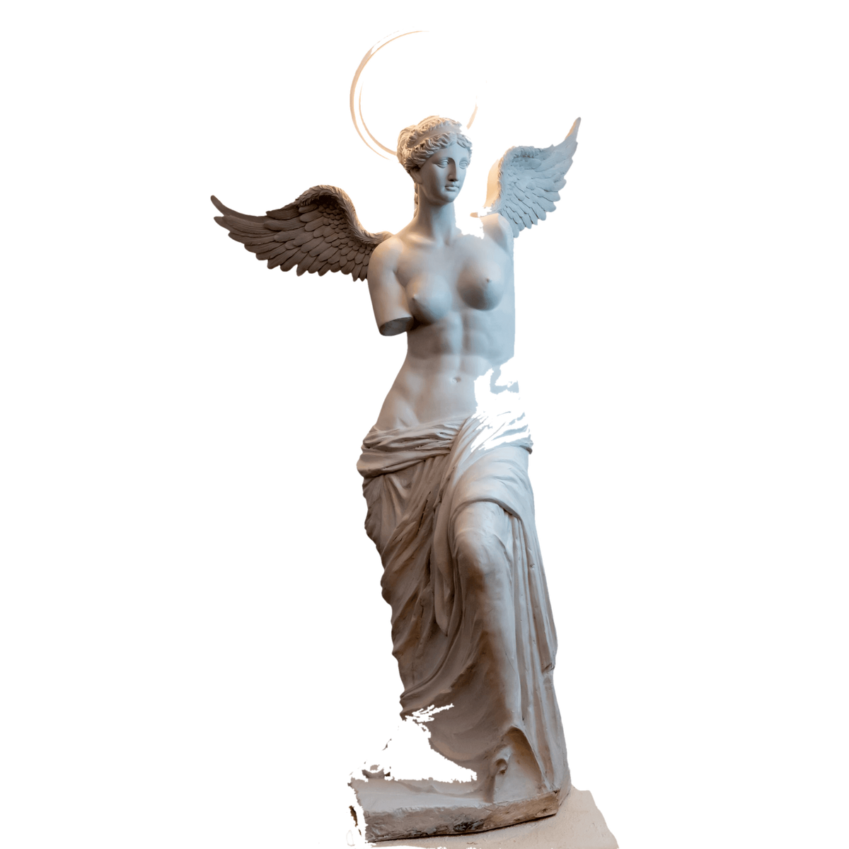 Angel De Milo Sculpture – dekoratif heykel şeffaf ana ürün görseli | Drag&Drop