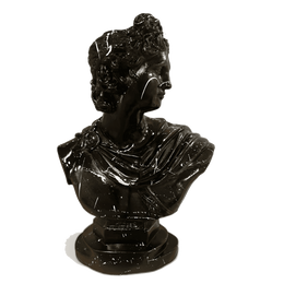 Drag&Drop transparent product image - Black Bust of Apollo