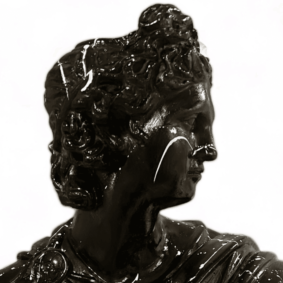 Black Bust of Apollo - vinterro