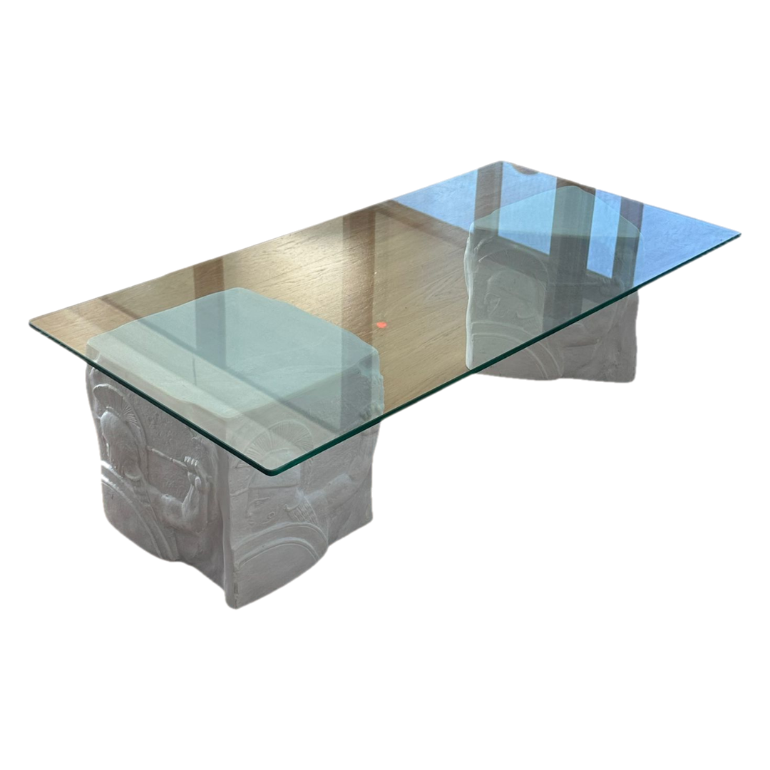 Aşil Coffee Table – sehpa şeffaf ana ürün görseli | Drag&Drop