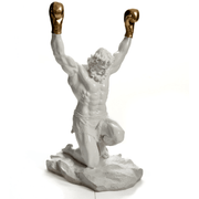 Atlas Golden Glove Statue - vinterro