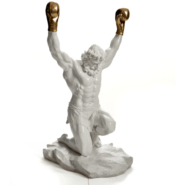 Atlas Golden Glove Statue