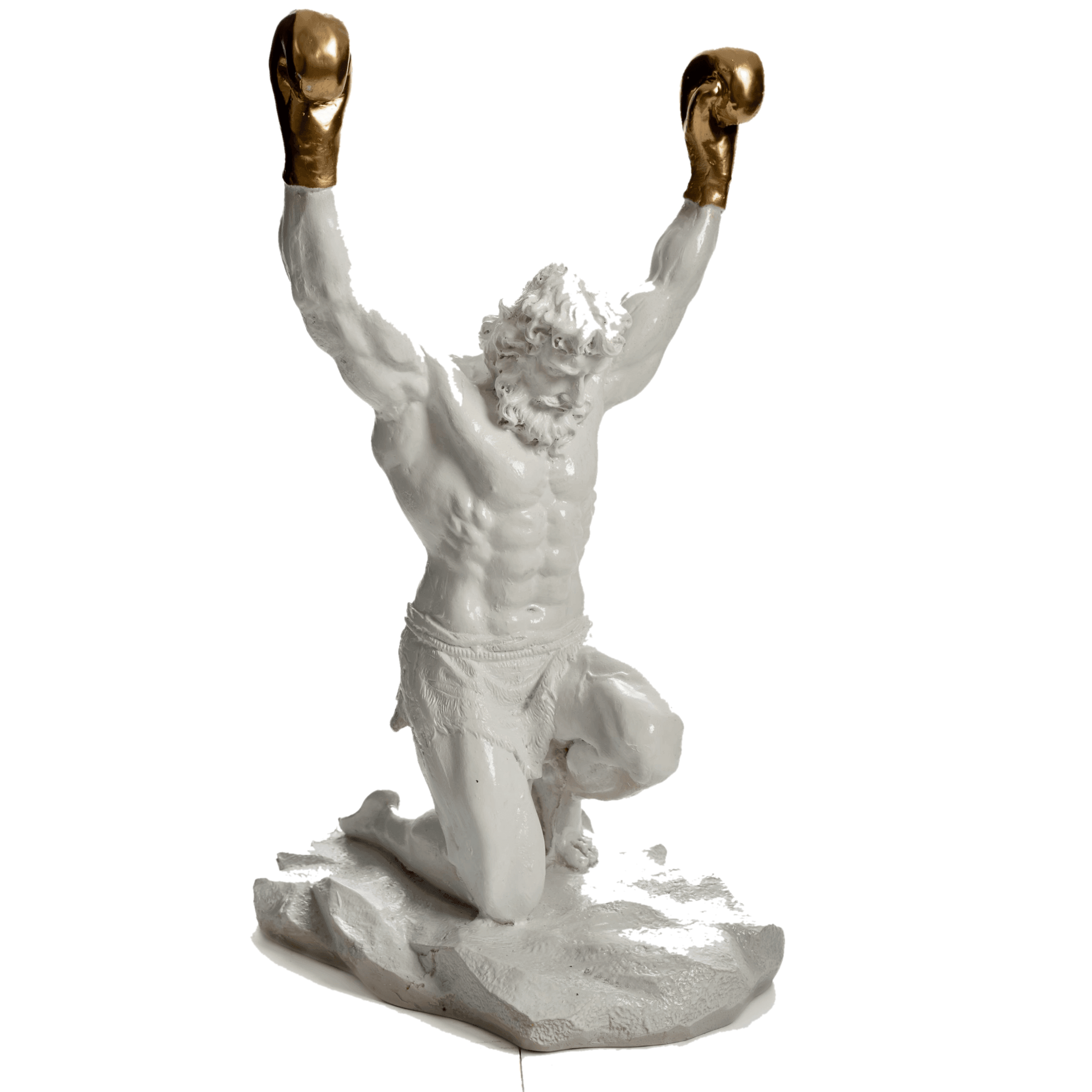 Drag&Drop transparent product image - Atlas Golden Glove Statue